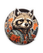 Power Animal Sticker Racoon - Anime Sticker - Urban Style - Japanese Style