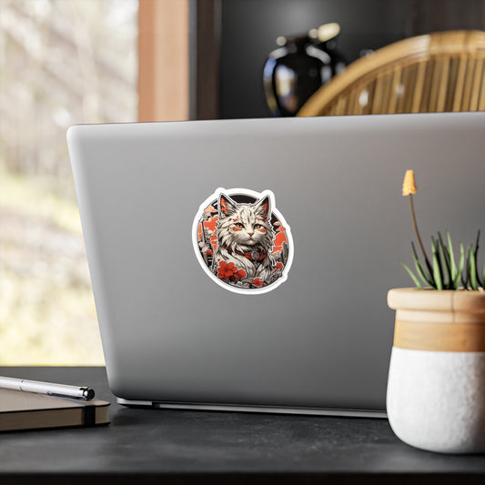 Power Animal Cat Sticker for the Urban Adventurer
