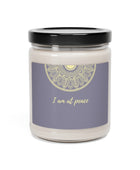 I am at peace Mandala - Scented Soy Candle, 9oz - Meditation Candle