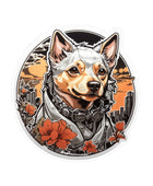 Power Animal Dog - Anime Inspired Dog Sticker - Mini Pinscher