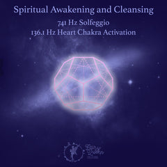 741Hz | 136.1 Hz | Spiritual Awakening | Cleansing | Dodecahedron Energy