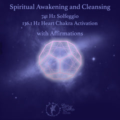 741Hz | 136.1 Hz | Spiritual Awakening | Cleansing | Dodecahedron Energy - Affirmations