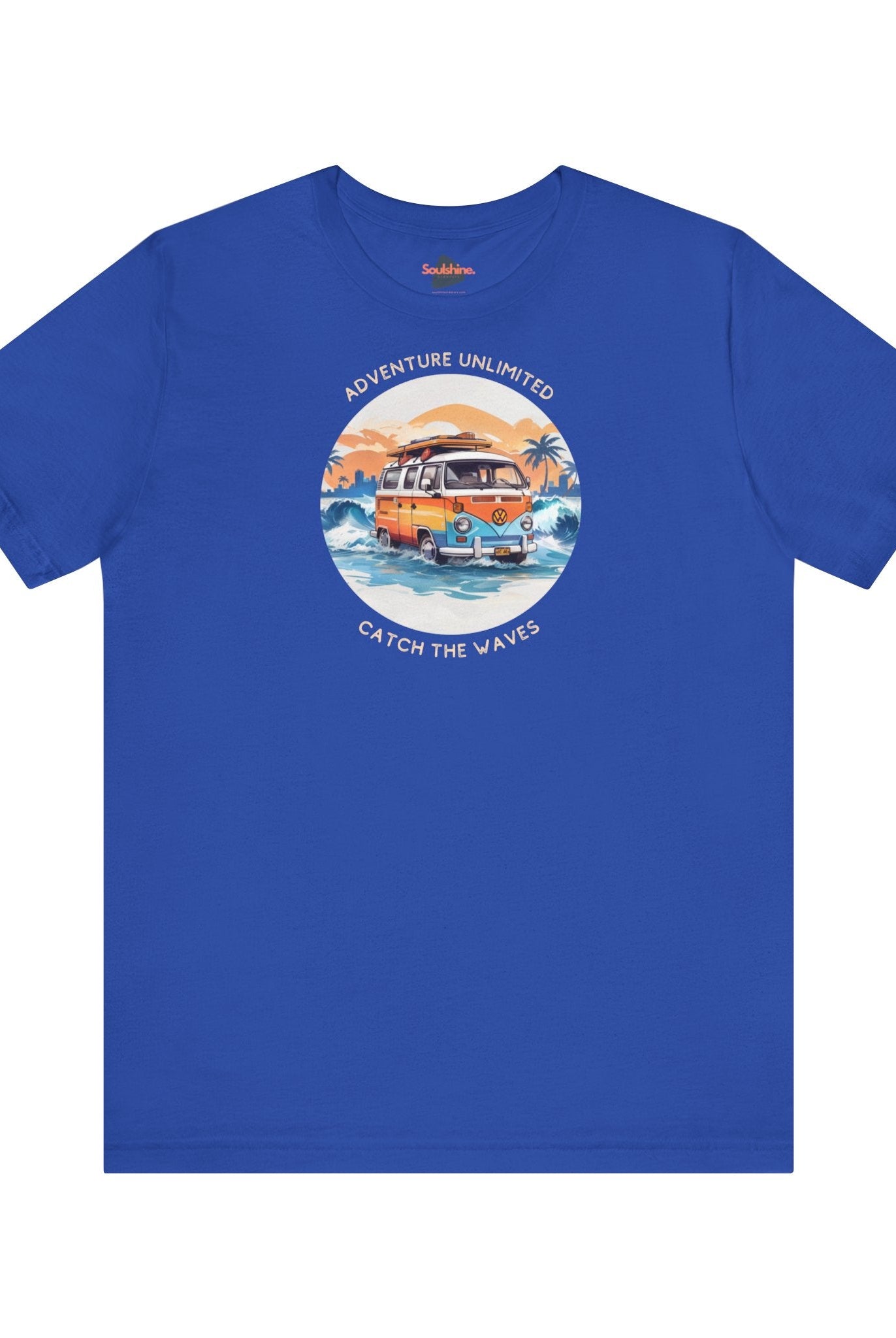 Adventure Unlimited Camping T-Shirt - printed on Bella & Canvas - EU