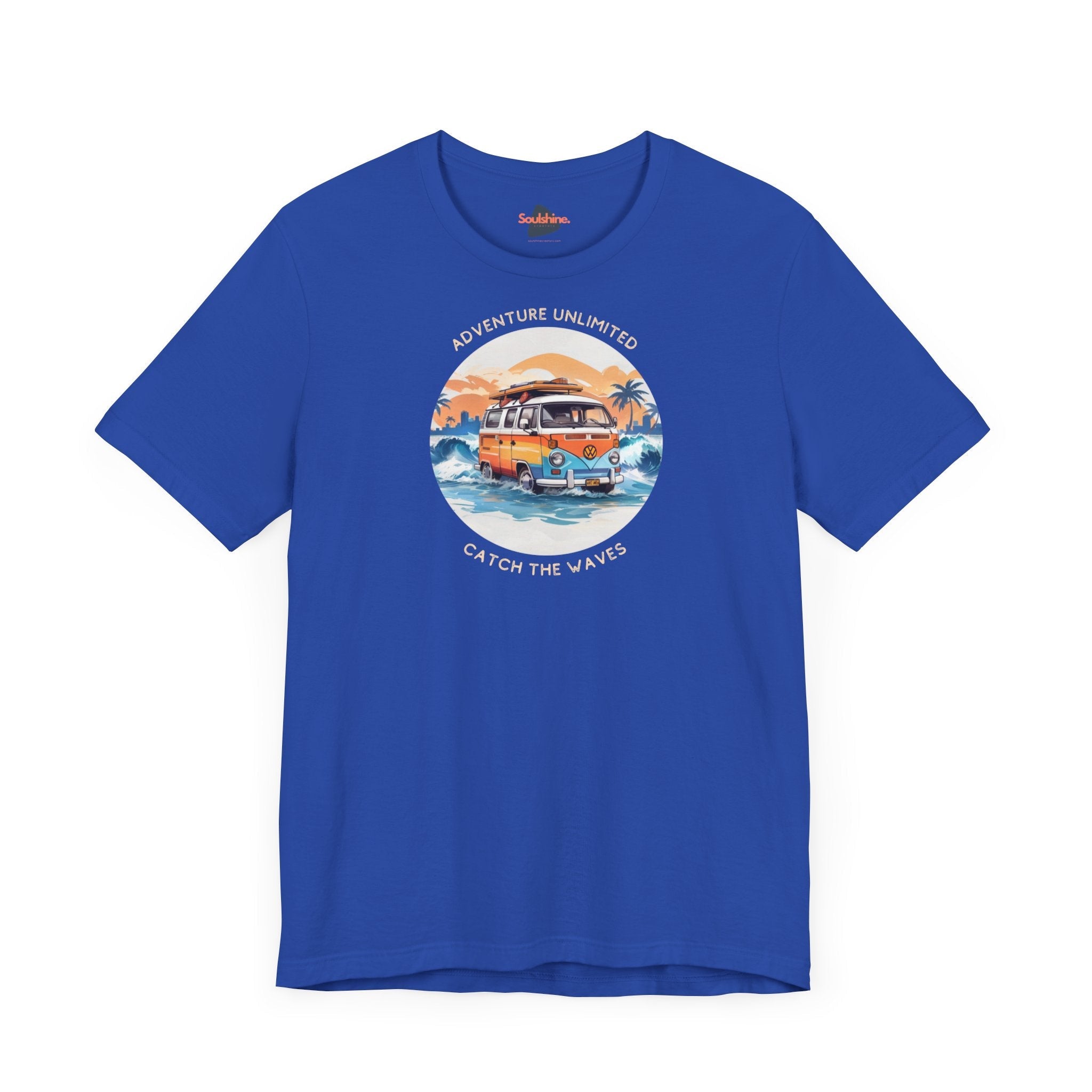 Adventure Unlimited Camper Van T-Shirt - Bella & Canvas - EU - direct-to-garment printed item