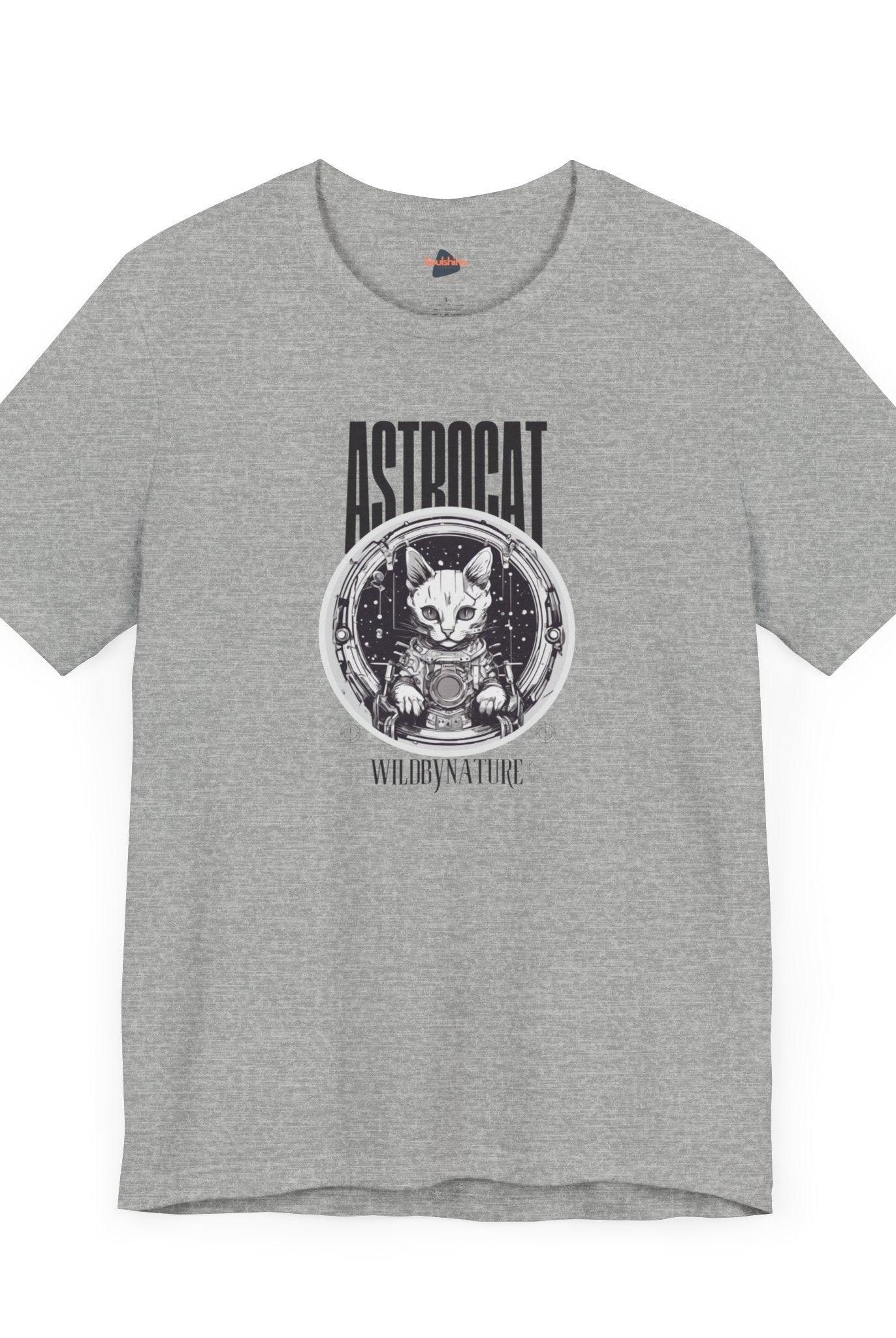 Astrocat - Astronaut - Soulshinecreators - Unisex Jersey Short Sleeve Tee - US - Soulshinecreators