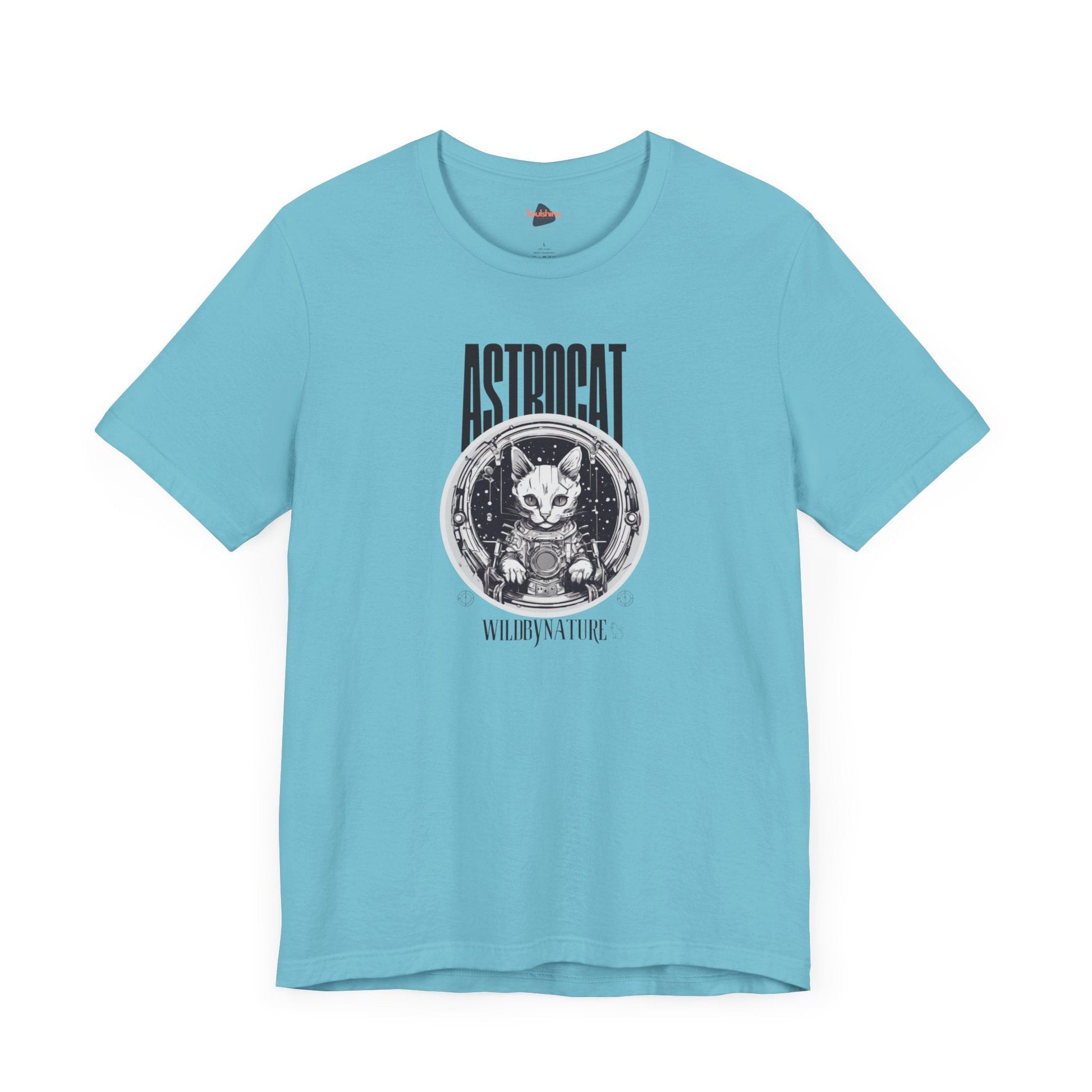 Astrocat - Astronaut - Soulshinecreators - Unisex Jersey Short Sleeve Tee - US - Soulshinecreators