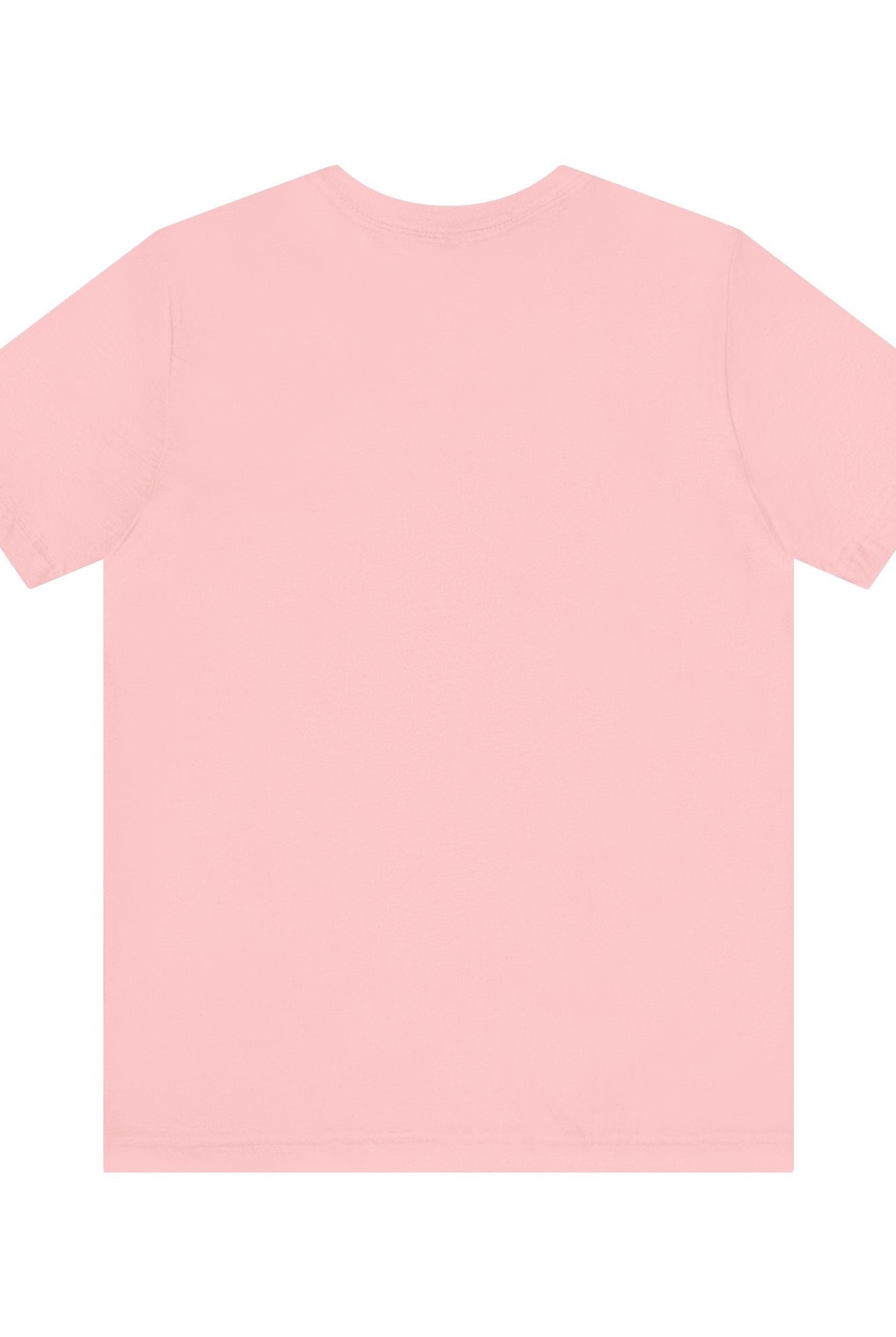 Pink t-shirt with white logo printed on the front - Be Amazing - Bella & Canvas - Soulshinecreators - Unisex
