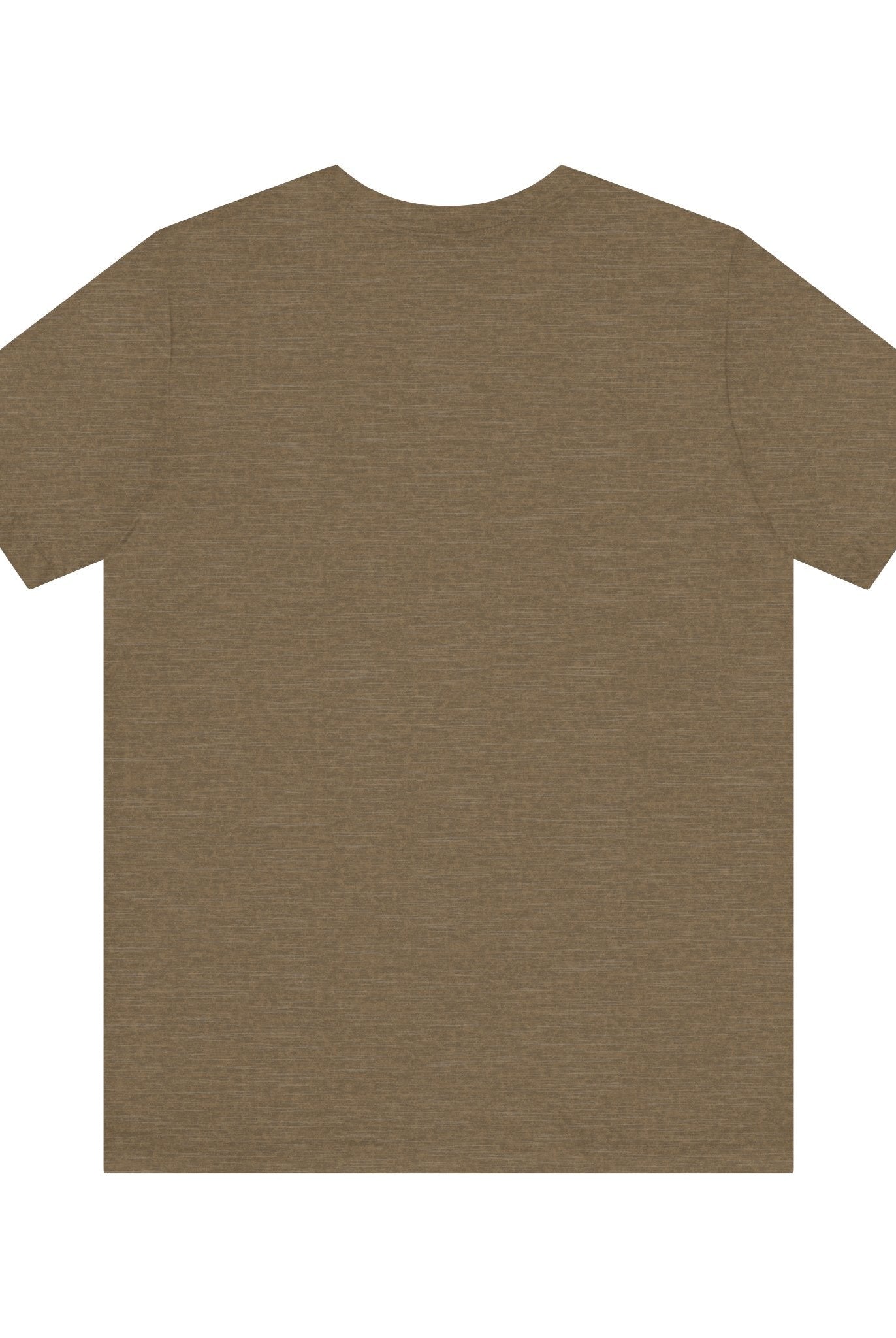 Brown logo-printed unisex t-shirt by Bella & Canvas - Be Amazing - Soulshinecreators