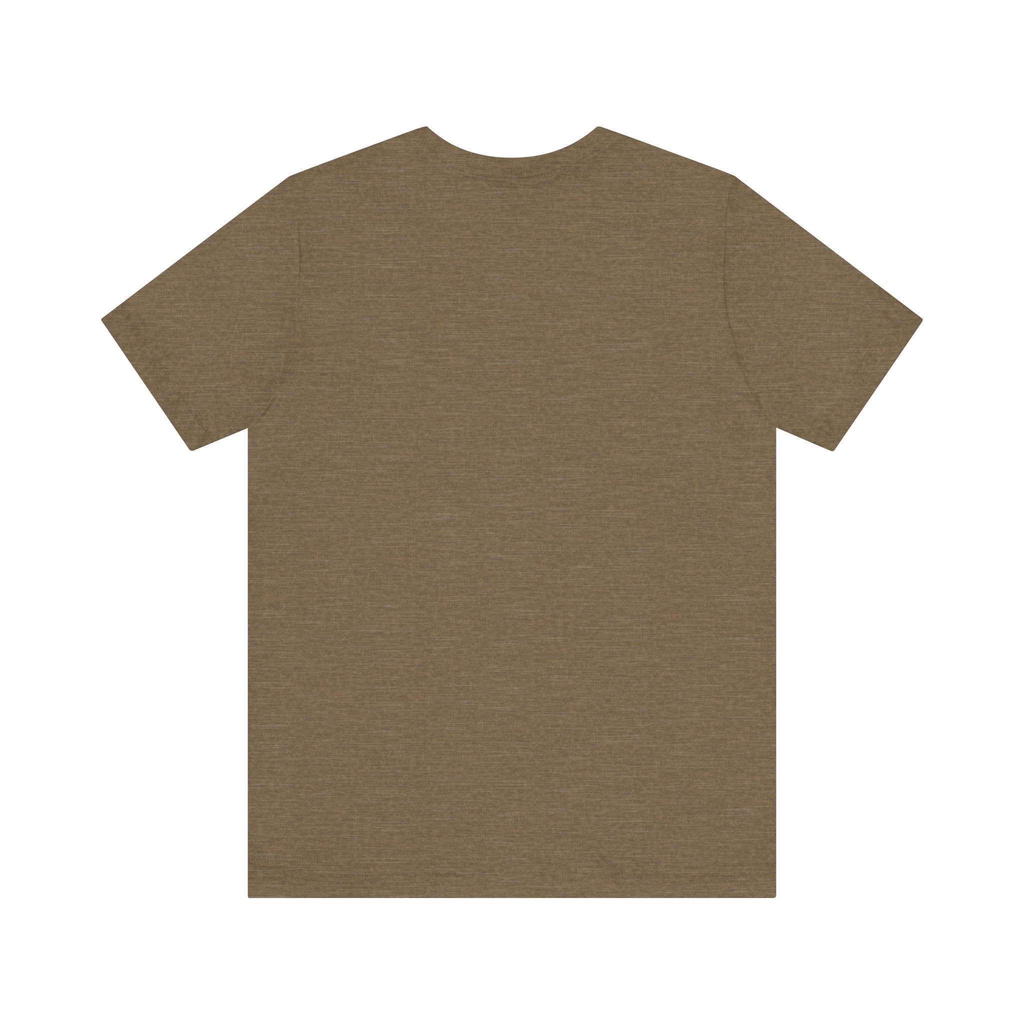 Brown logo-printed unisex t-shirt by Bella & Canvas - Be Amazing - Soulshinecreators