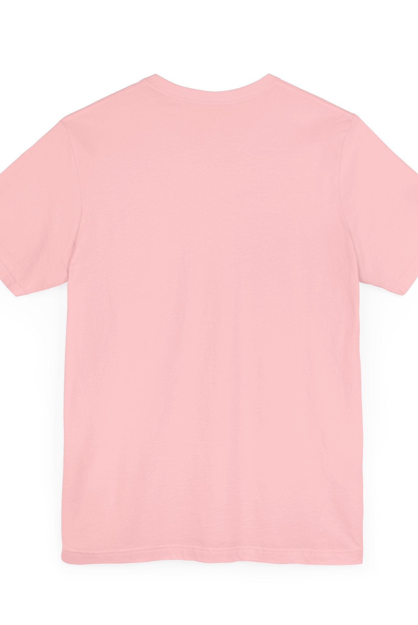 Direct-to-garment printed pink t-shirt with white logo from Be Amazing - Bella & Canvas - Soulshinecreators - Unisex