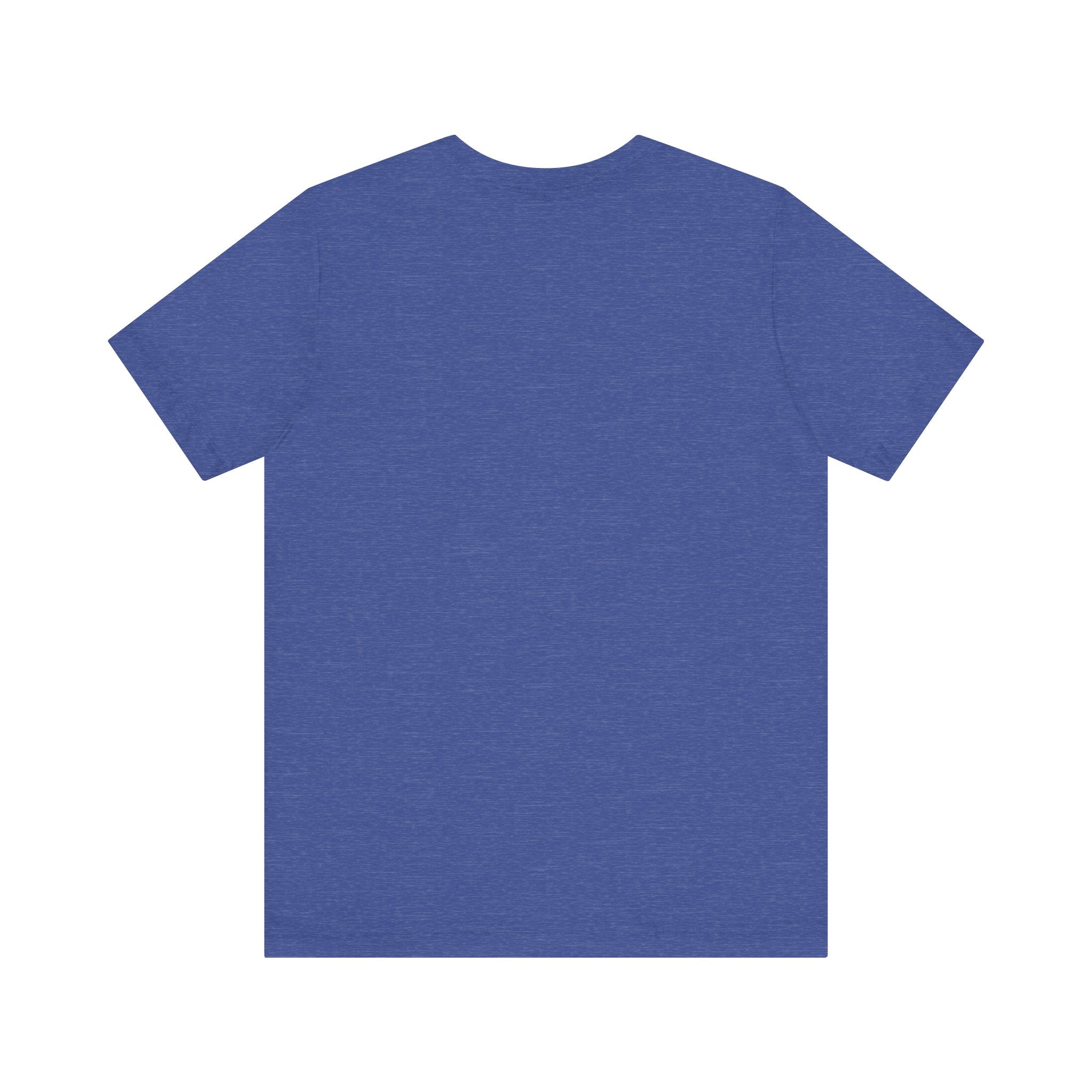 Catch the Waves Surfing T-Shirt: Blue unisex jersey tee with white logo printed on front