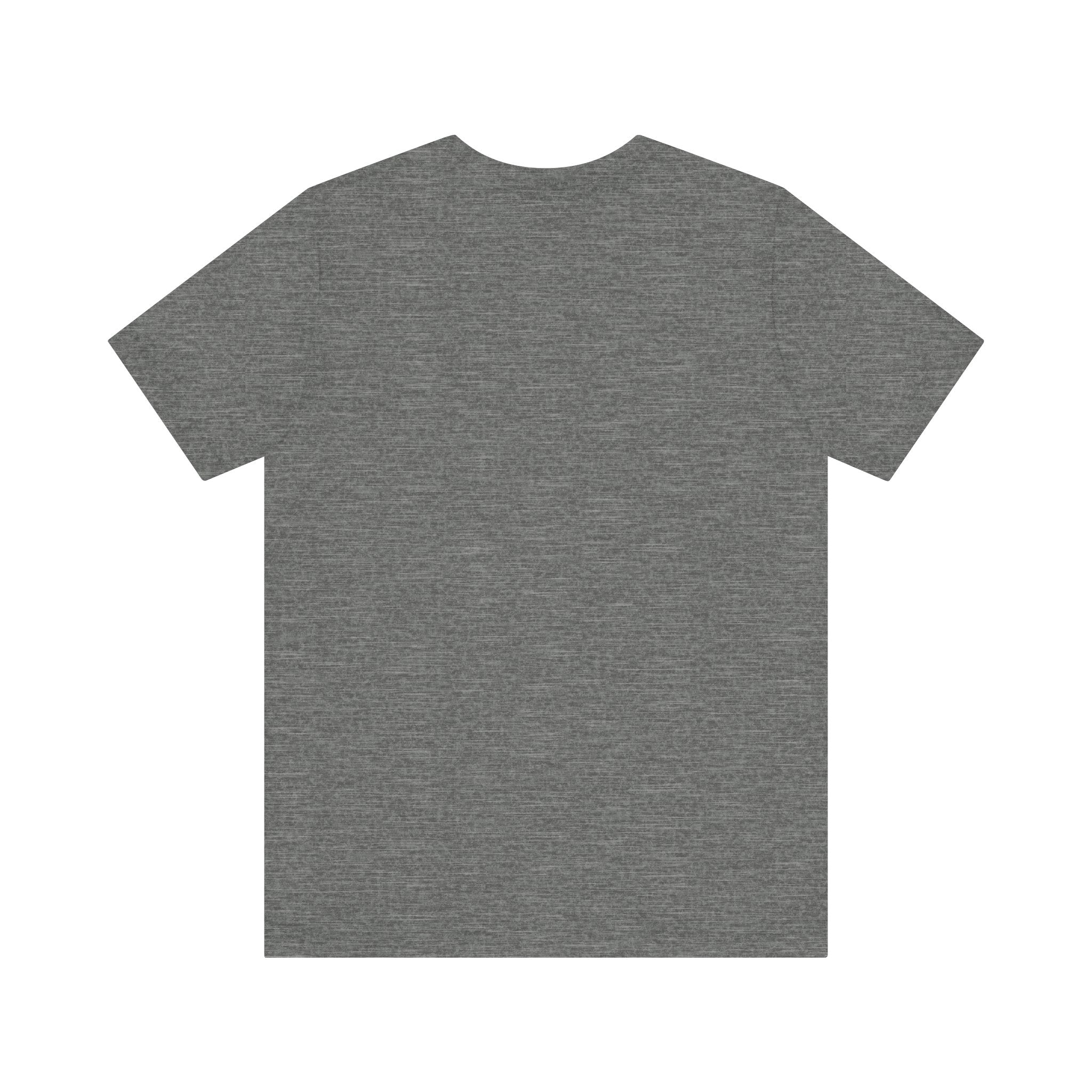 Grey surf t-shirt with white logo, direct-to-garment printed Soulshinecreators item
