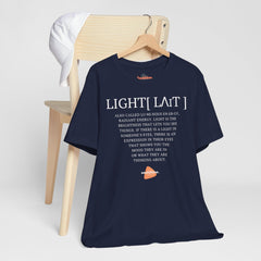Definition of Light - Inspirational T-Shirt - Soulshinecreators - Bella & Canvas - EU