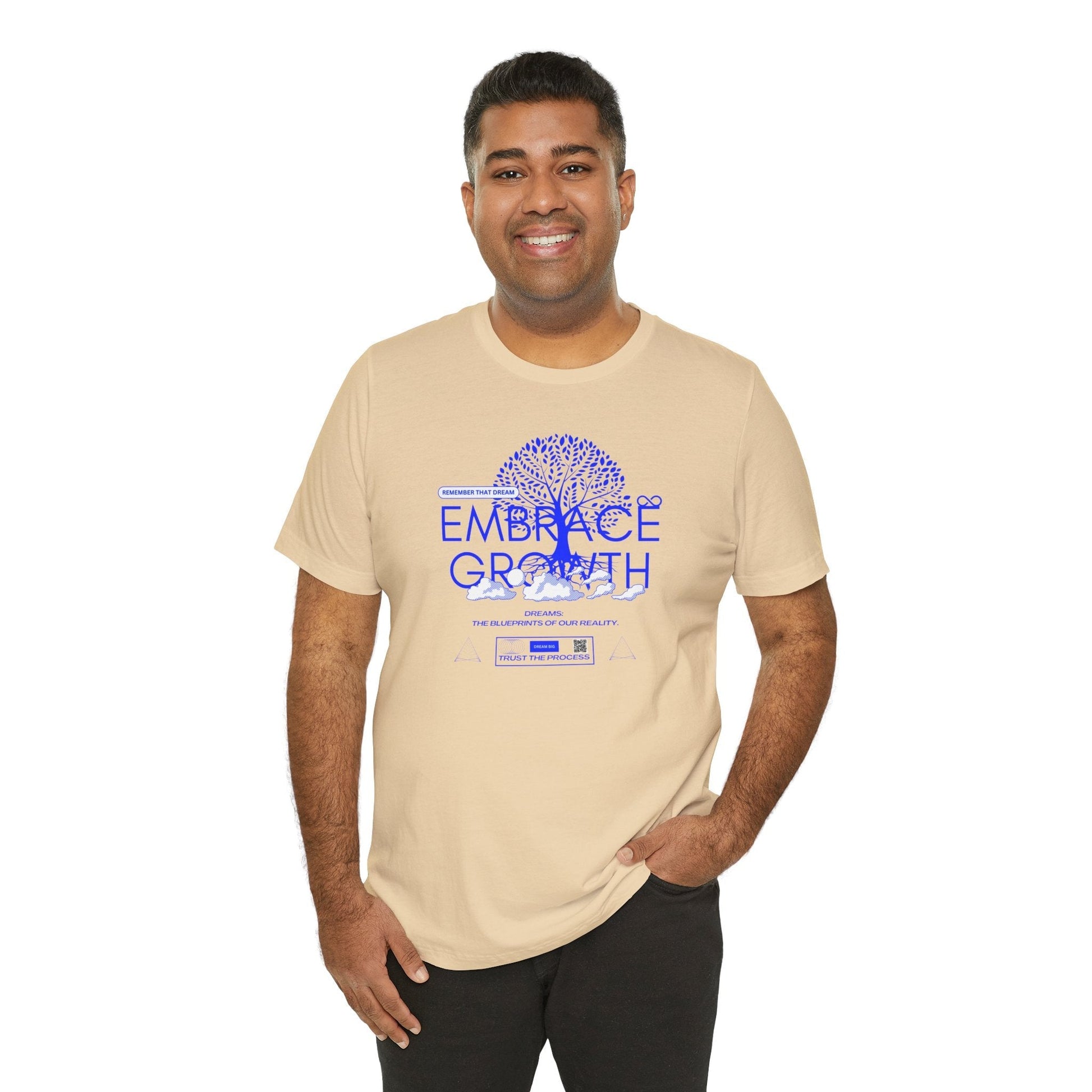 Embrace growth - Soulshinecreators - Unisex Jersey Short Sleeve Tee - US - Soulshinecreators