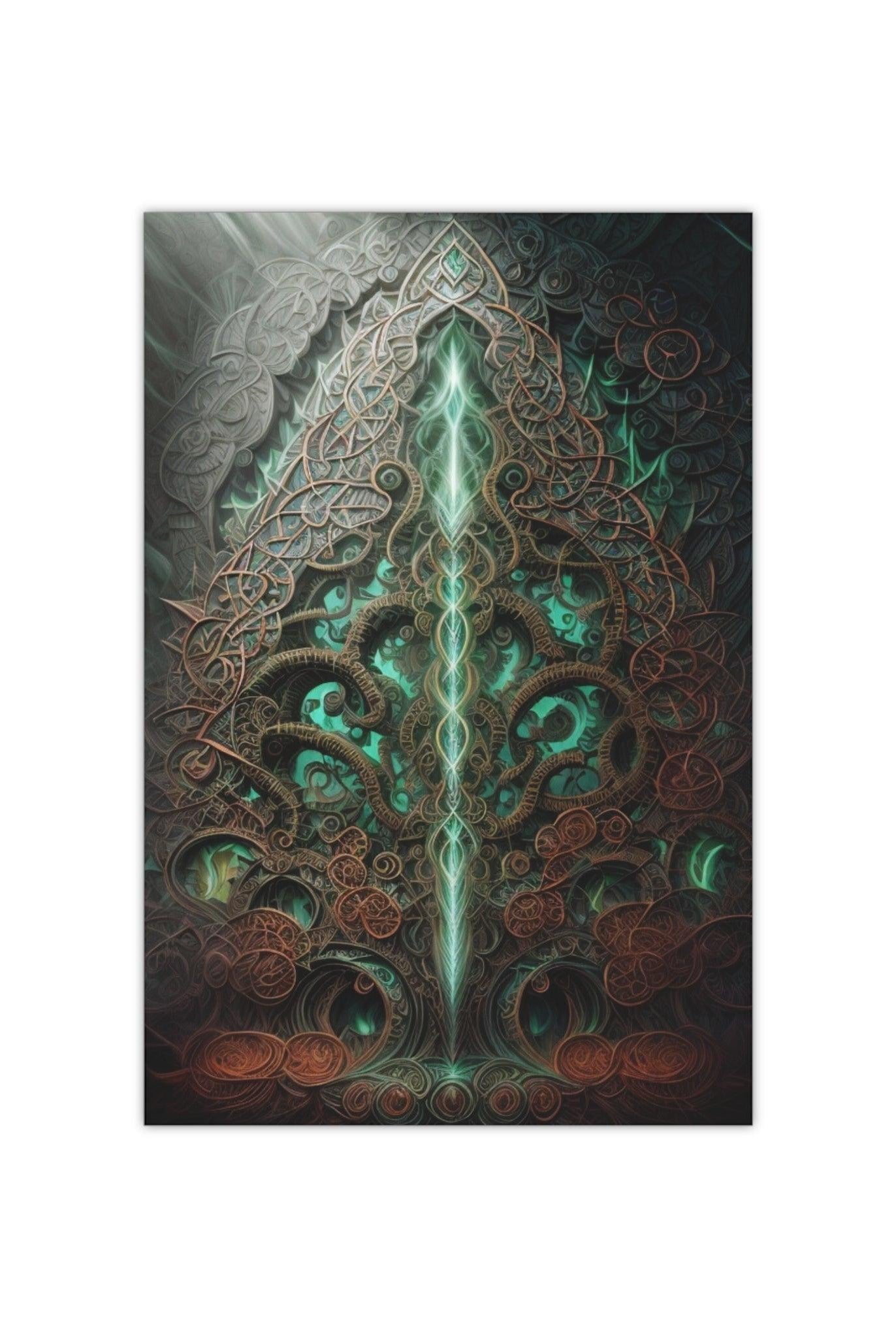 Fantasy Fountain - Satin Posters - Soulshinecreators