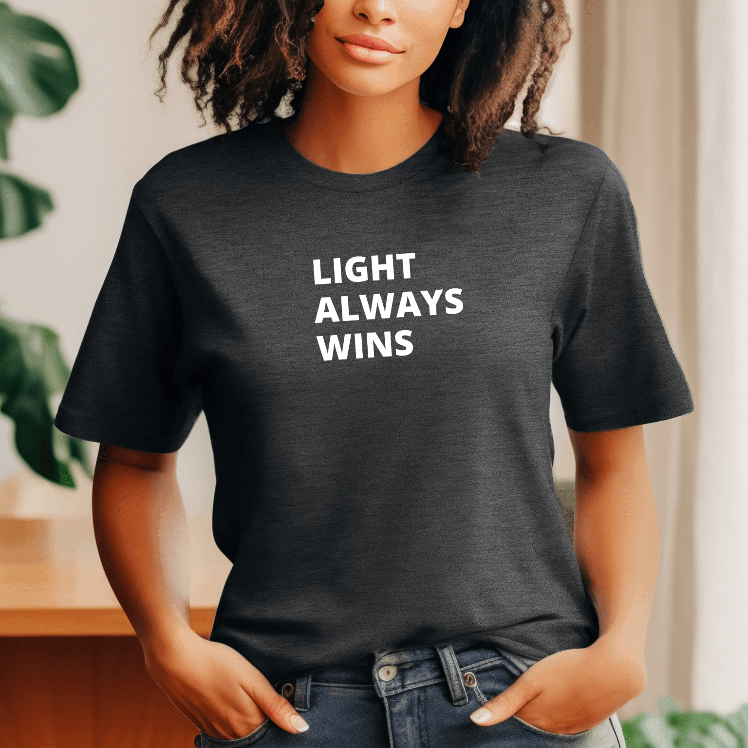 Light always wins - Soulshinecreators - Cotton