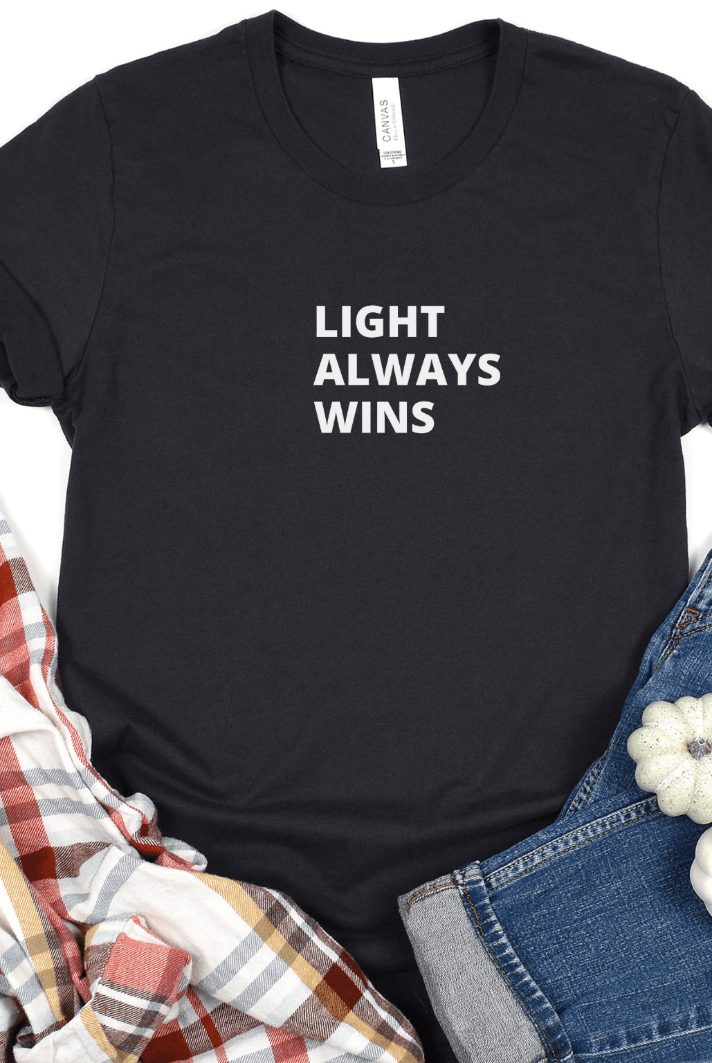 Light always wins - Soulshinecreators - Cotton
