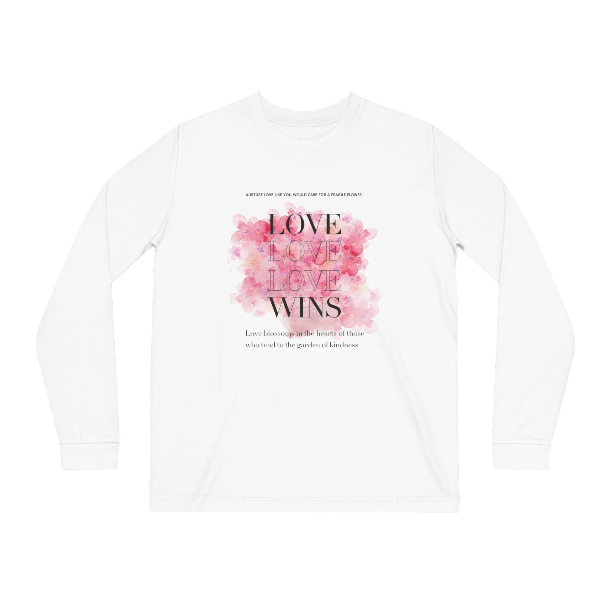Love Love Love Wins - Unisex Shifts Dry Organic Long Sleeve Tee - Soulshinecreators