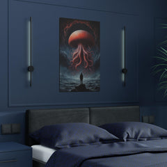 Monsters of the Ocean are Extraterrestrials - Satin Posters