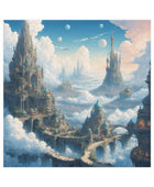 Pleiadian Fantasy World - Matte Paper Poster - Soulshinecreators