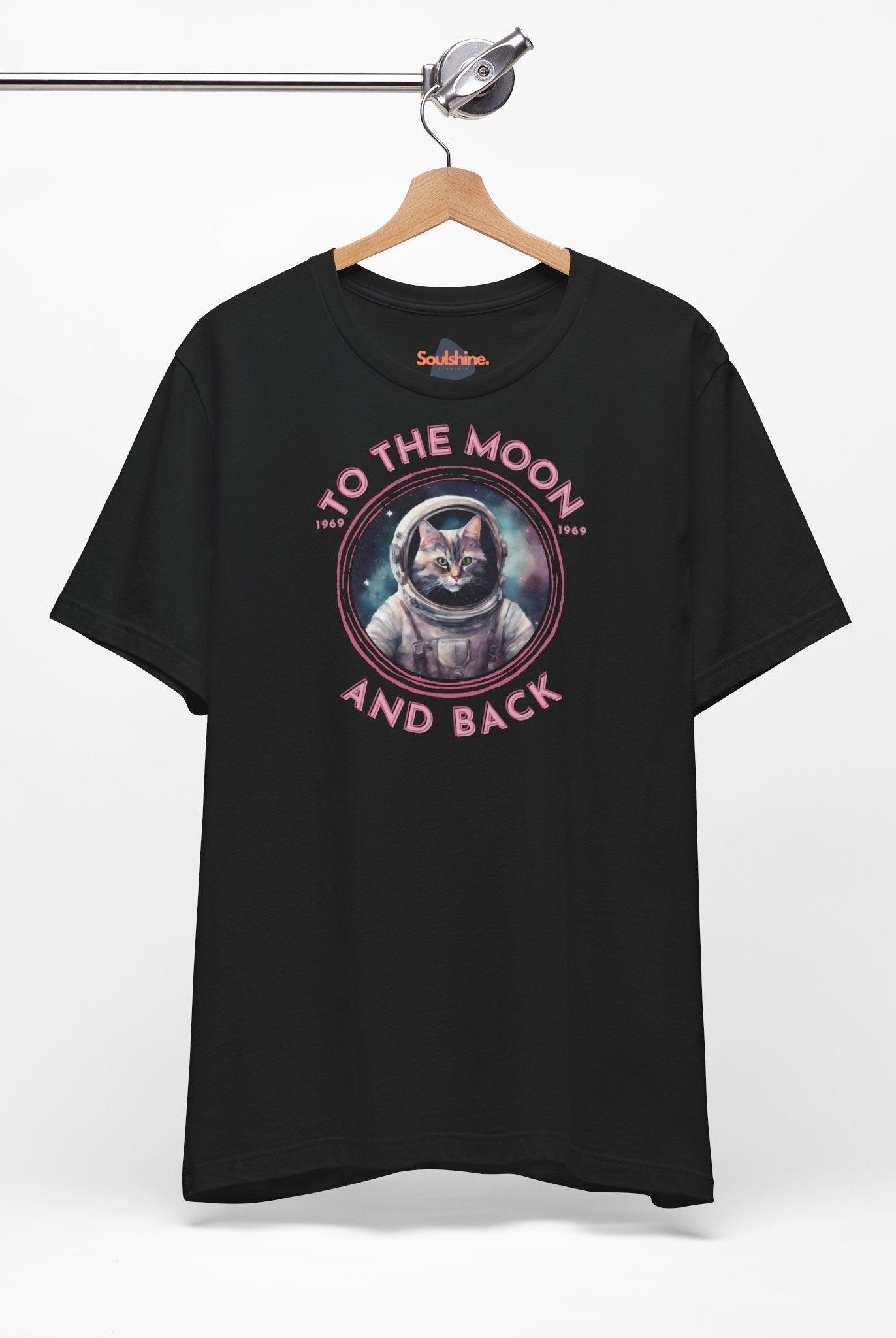 To the moon and back - Astrocat - Cat T-Shirt - Astronaut - Soulshinecreators - Bella & Canvas - EU - Soulshinecreators