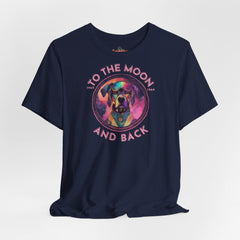 To the moon and back - Astrodog - Dog T-Shirt - Astronaut - Soulshinecreators - Bella & Canvas - EU