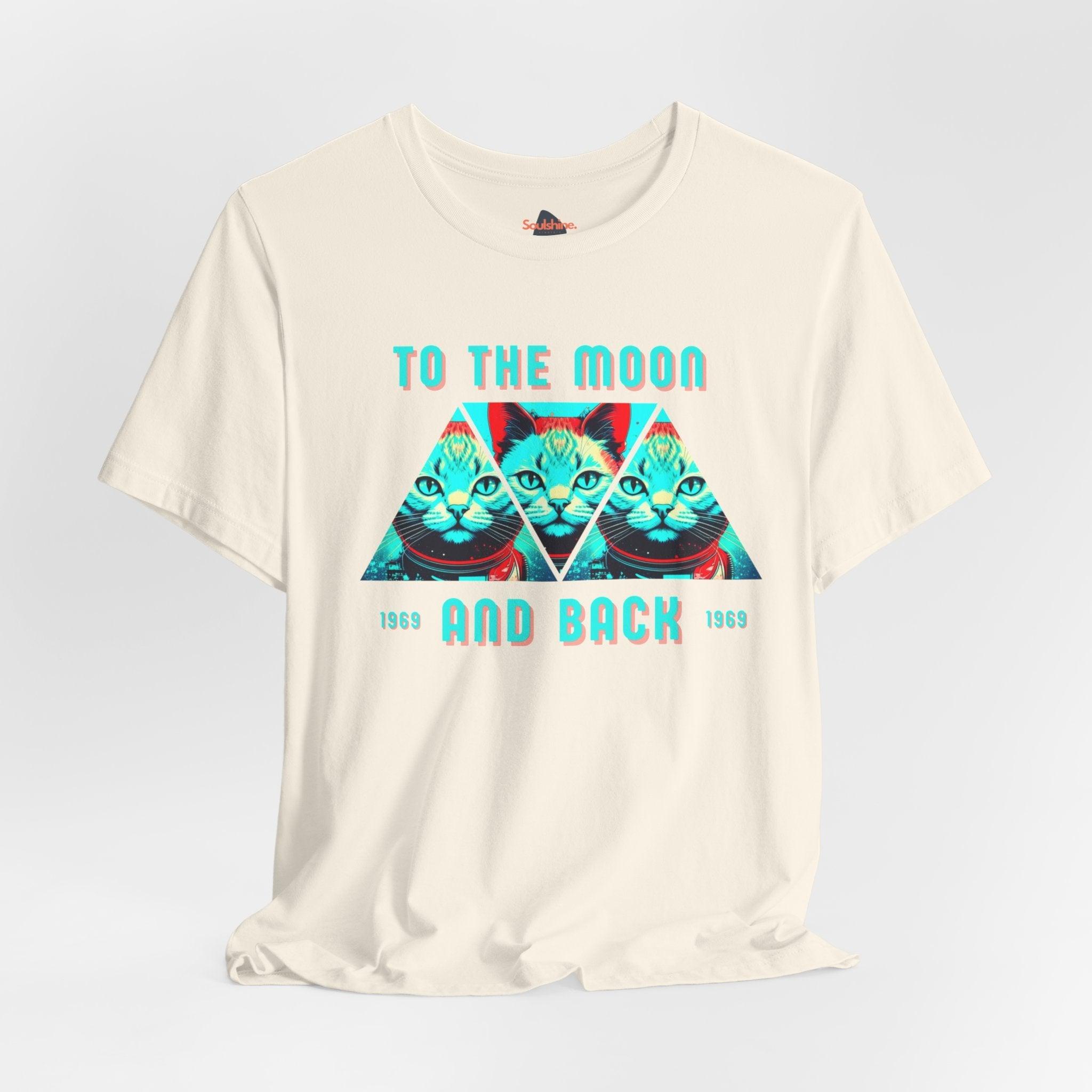 To the moon and back - Soulshinecreators - Unisex Jersey Short Sleeve Tee - US Natural S T-Shirt by Soulshinecreators | Soulshinecreators