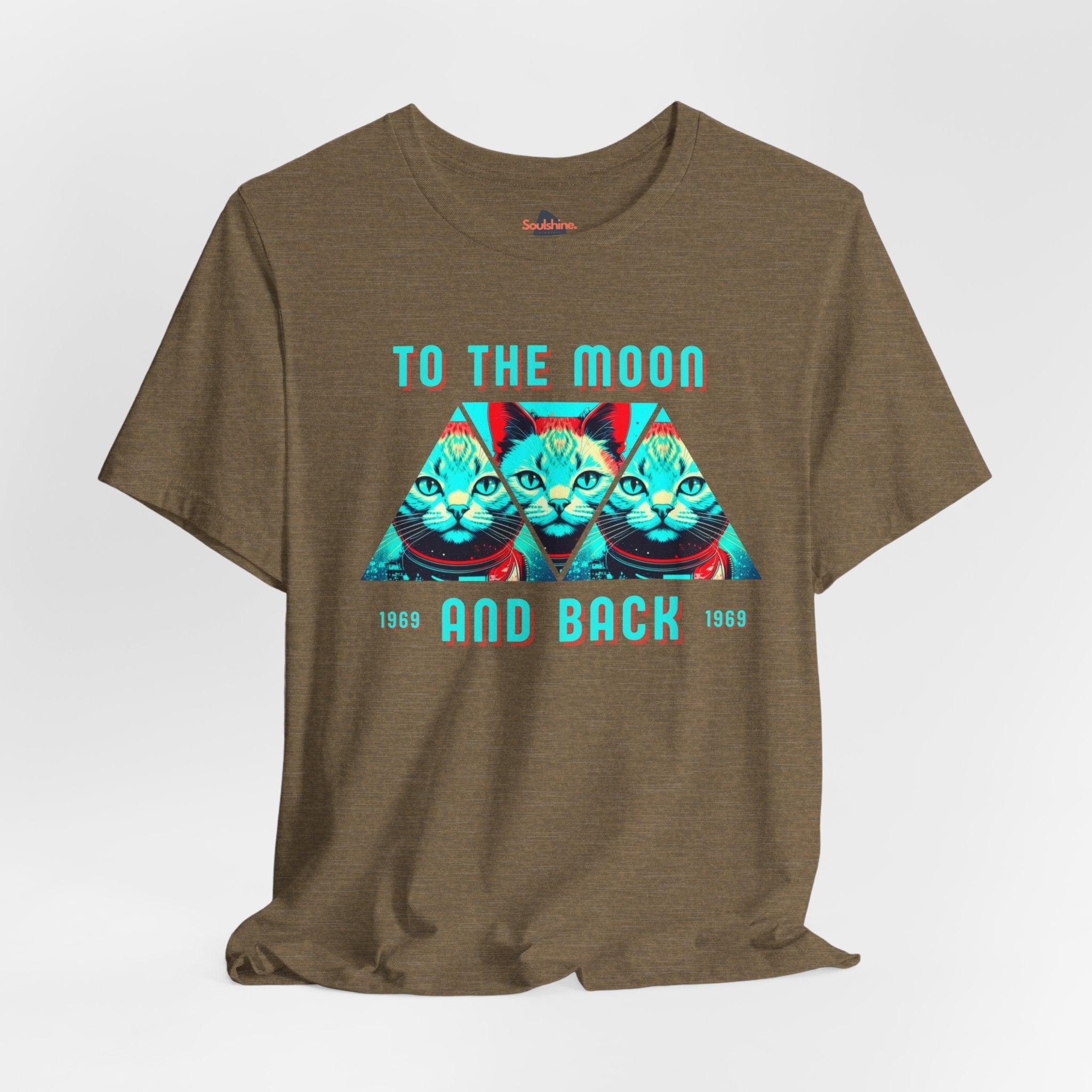 To the moon and back - Soulshinecreators - Unisex Jersey Short Sleeve Tee - US Heather Olive S T-Shirt by Soulshinecreators | Soulshinecreators