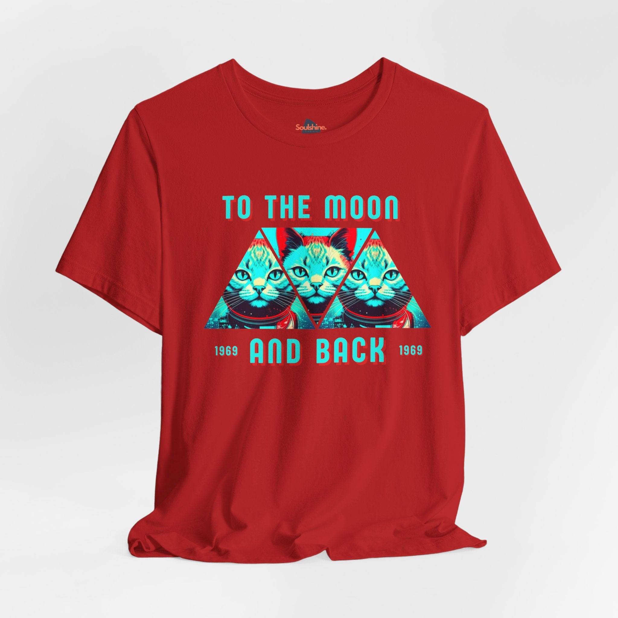 To the moon and back - Soulshinecreators - Unisex Jersey Short Sleeve Tee - US Red S T-Shirt by Soulshinecreators | Soulshinecreators