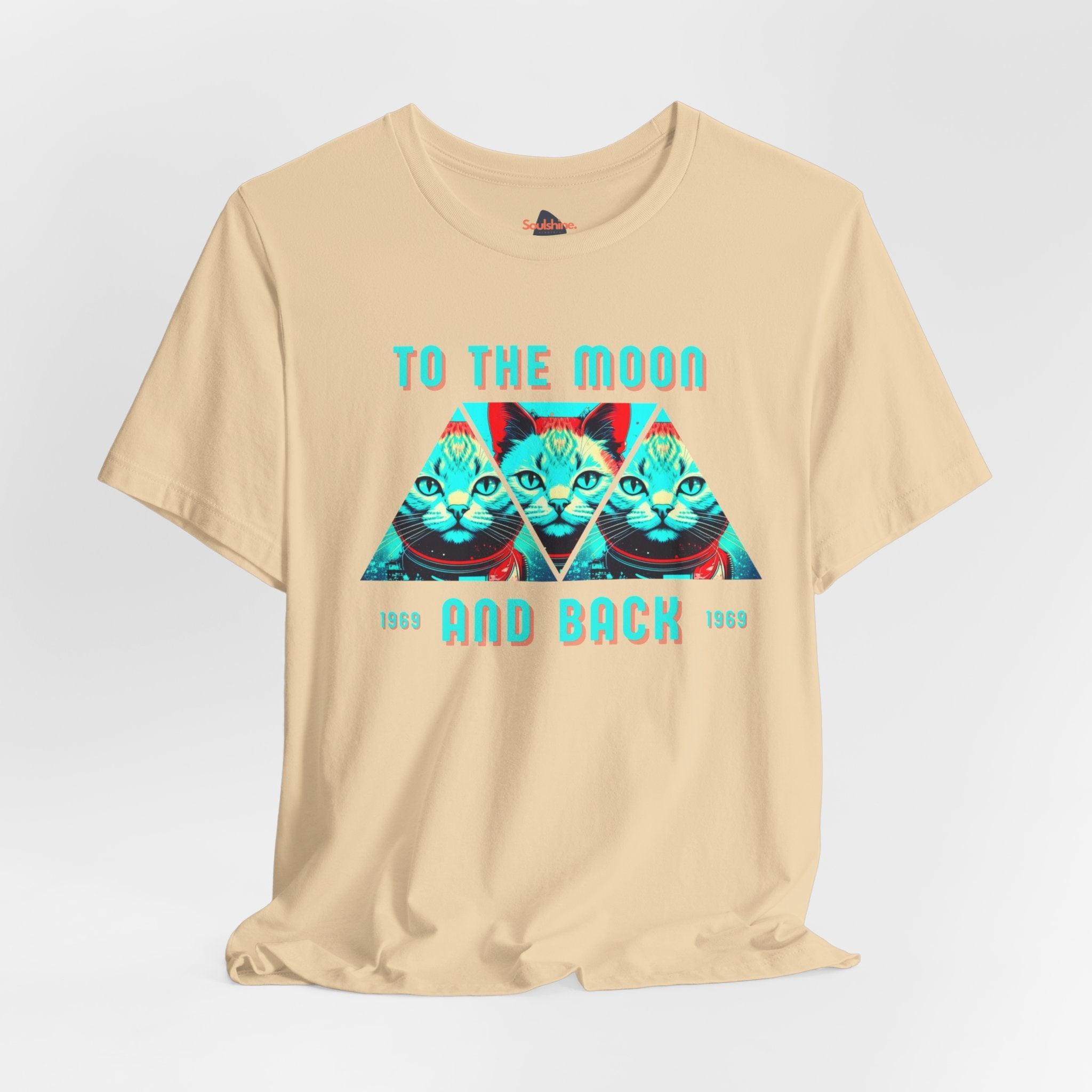 To the moon and back - Soulshinecreators - Unisex Jersey Short Sleeve Tee - US Soft Cream S T-Shirt by Soulshinecreators | Soulshinecreators