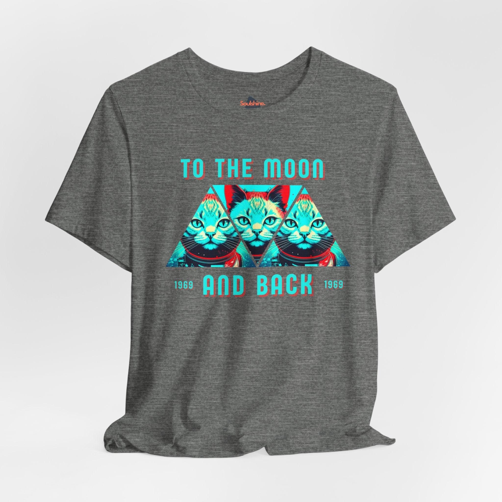 To the moon and back - Soulshinecreators - Unisex Jersey Short Sleeve Tee - US Deep Heather S T-Shirt by Soulshinecreators | Soulshinecreators