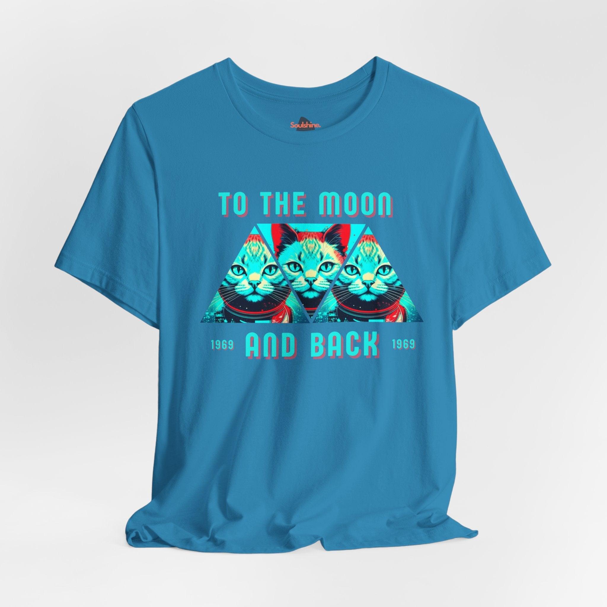 To the moon and back - Soulshinecreators - Unisex Jersey Short Sleeve Tee - US Aqua S T-Shirt by Soulshinecreators | Soulshinecreators