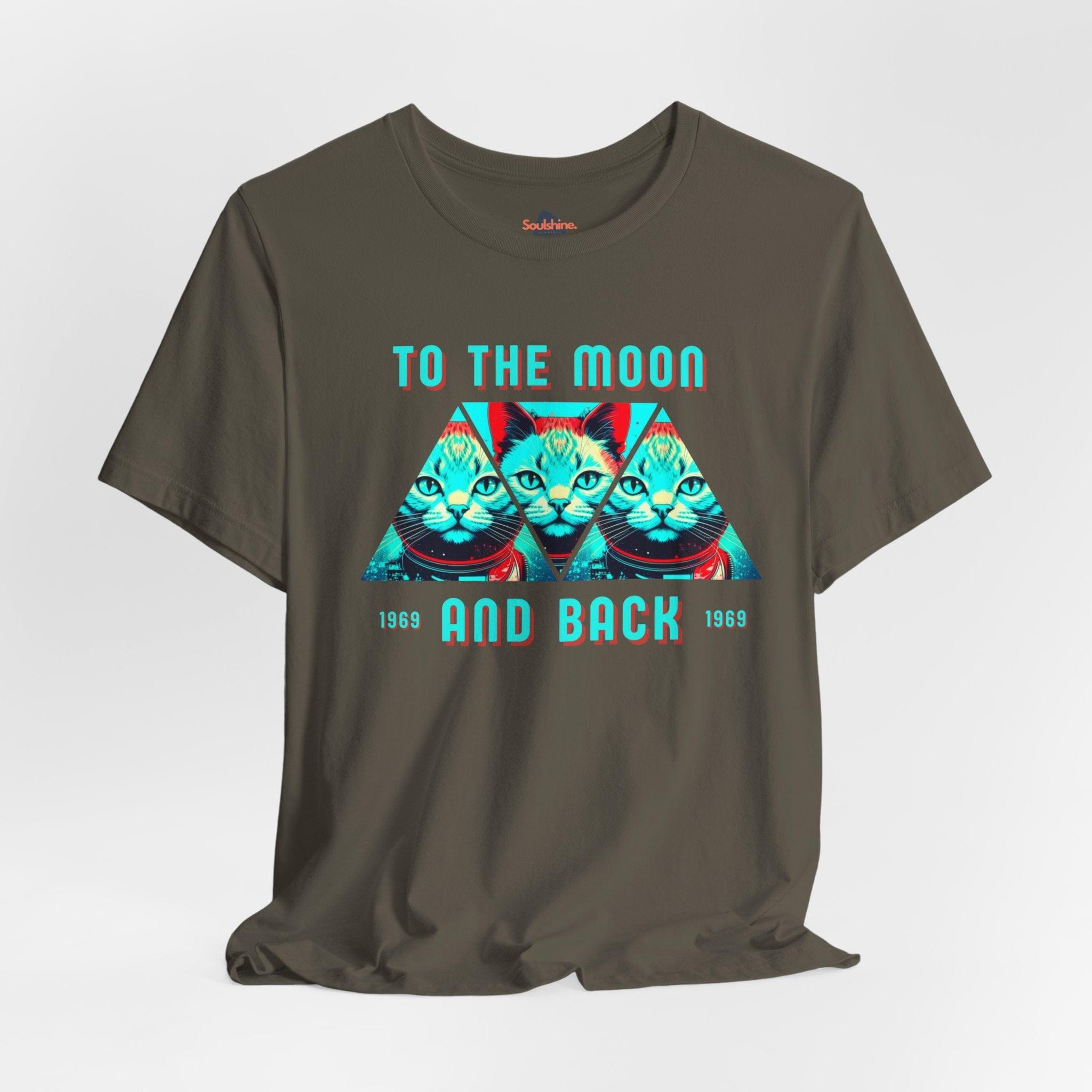 To the moon and back - Soulshinecreators - Unisex Jersey Short Sleeve Tee - US Army S T-Shirt by Soulshinecreators | Soulshinecreators