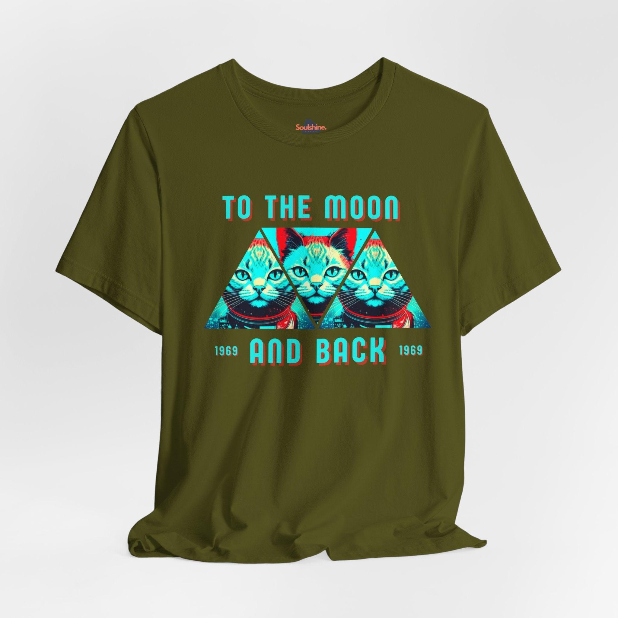 To the moon and back - Soulshinecreators - Unisex Jersey Short Sleeve Tee - US Olive S T-Shirt by Soulshinecreators | Soulshinecreators