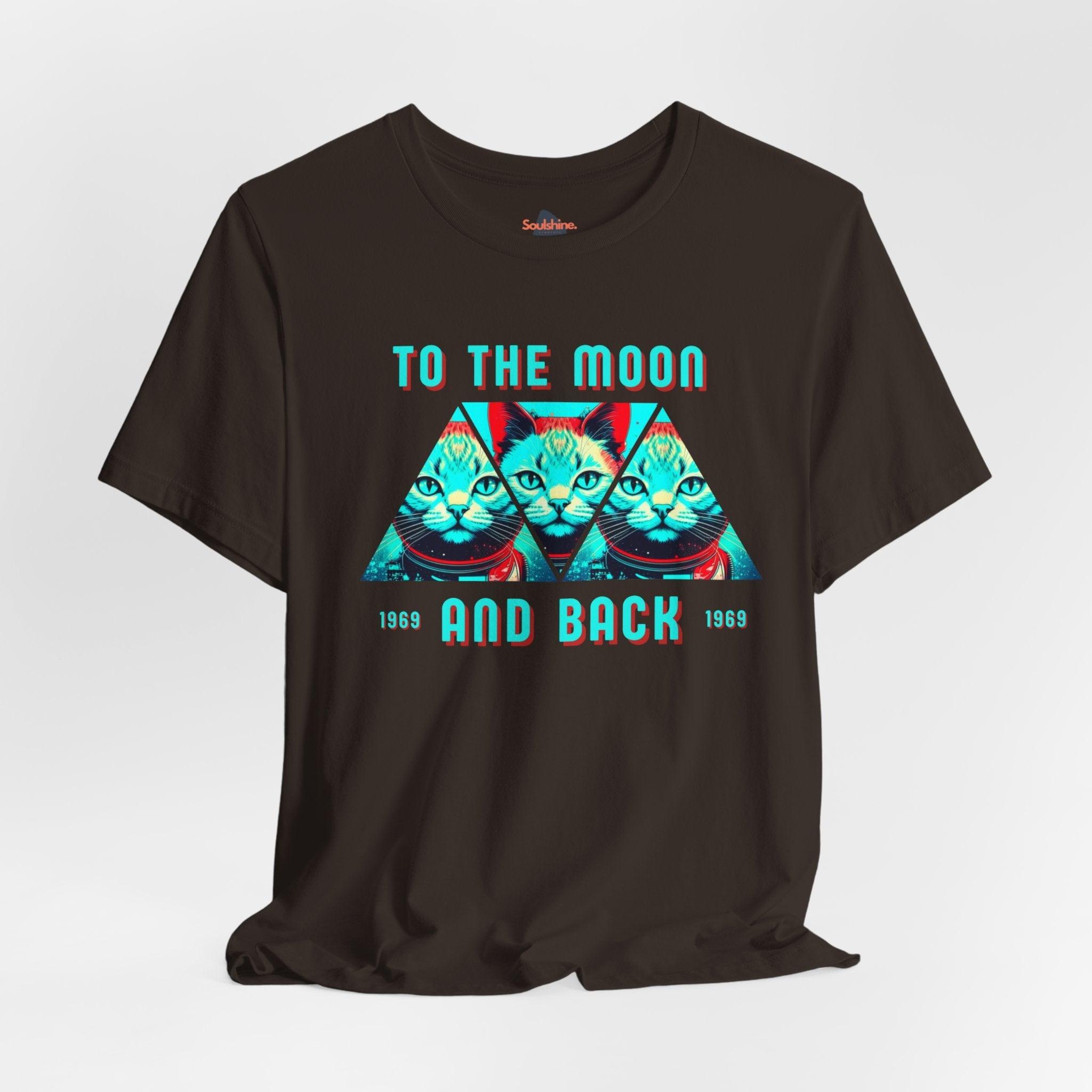 To the moon and back - Soulshinecreators - Unisex Jersey Short Sleeve Tee - US Brown S T-Shirt by Soulshinecreators | Soulshinecreators
