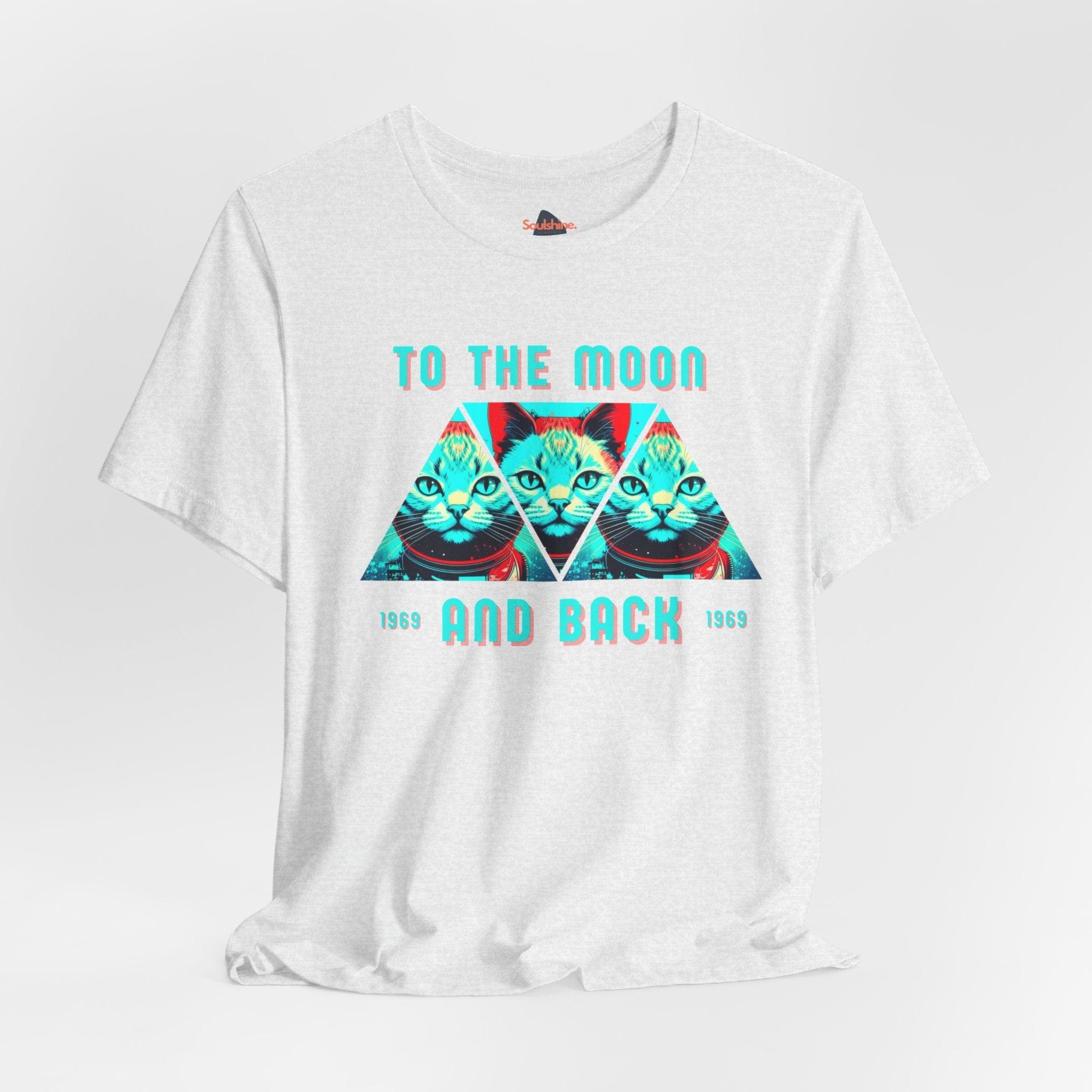 To the moon and back - Soulshinecreators - Unisex Jersey Short Sleeve Tee - US Ash S T-Shirt by Soulshinecreators | Soulshinecreators